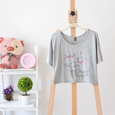 2014韩版潮流卡通女式莫代尔T恤/罩衫厂家直销批发采购指南